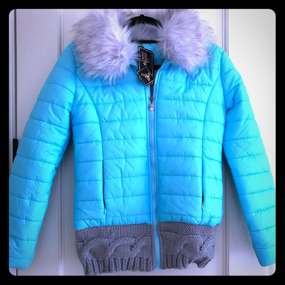 Military hippie winter jacket with tags